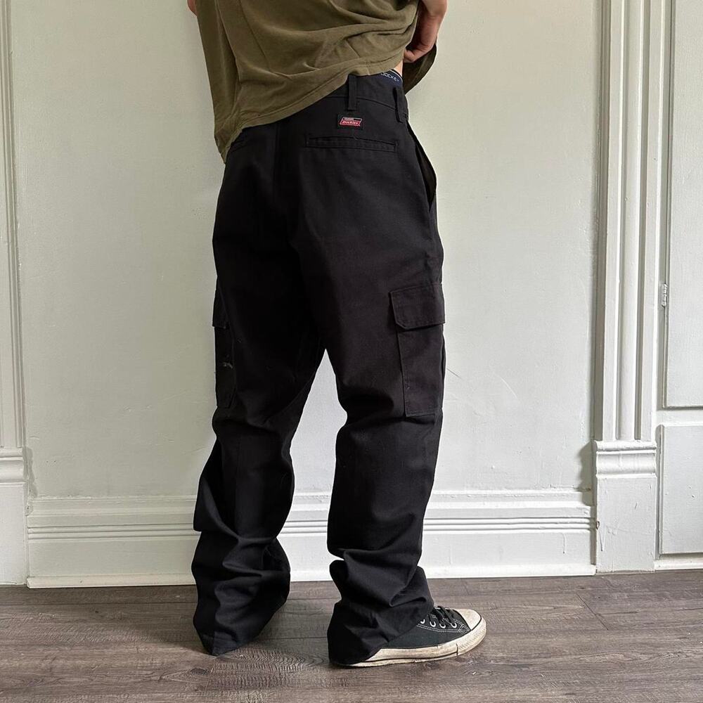 Vintage 00s Dickies Baggy Relaxed Cotton Cargo Utility Work Pant Slack